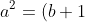 a^2 = (b+1)$_o$ + (b+2)$_o$ + ... + c$_o$
